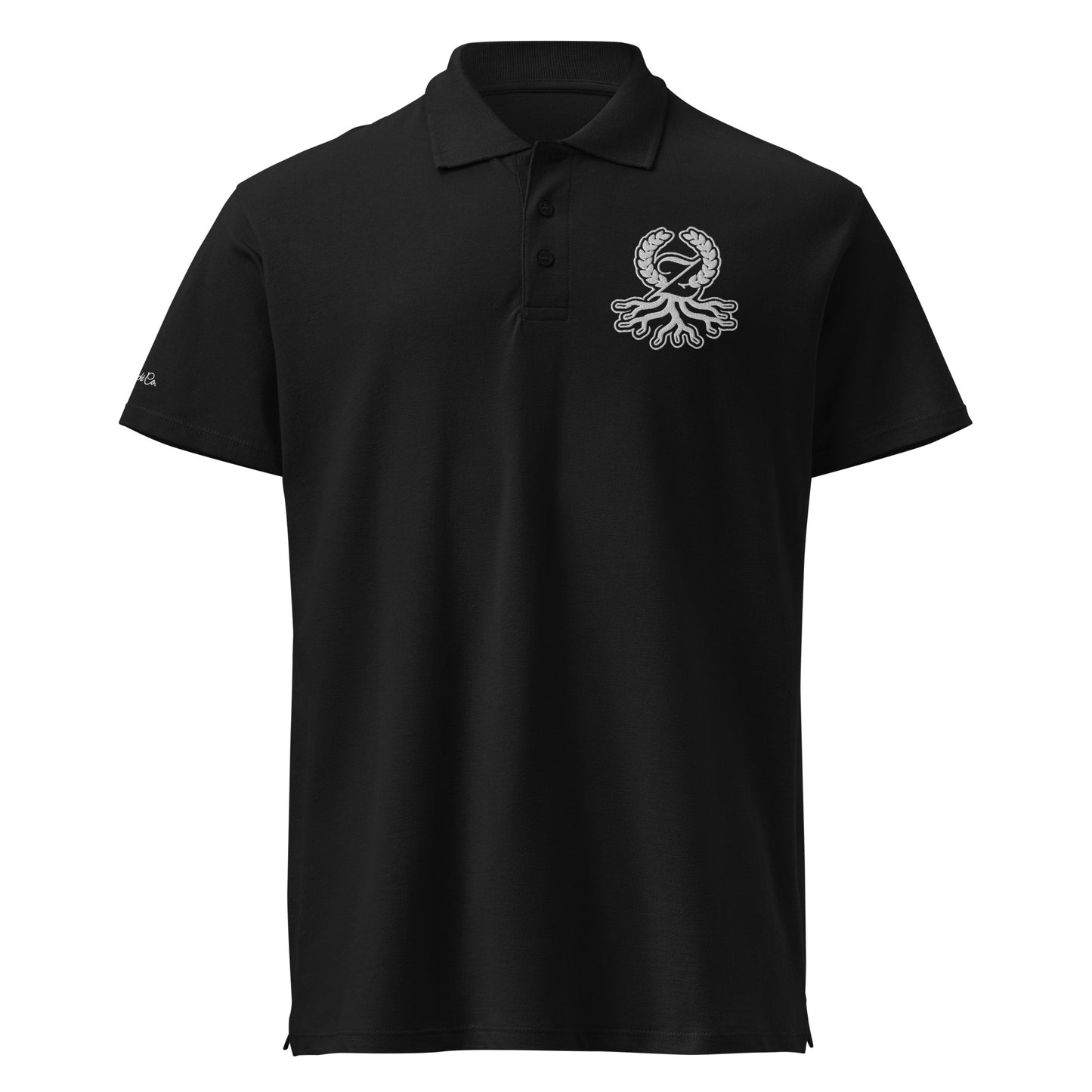 Zaylachi Origine — Men's Polo (White Logo)