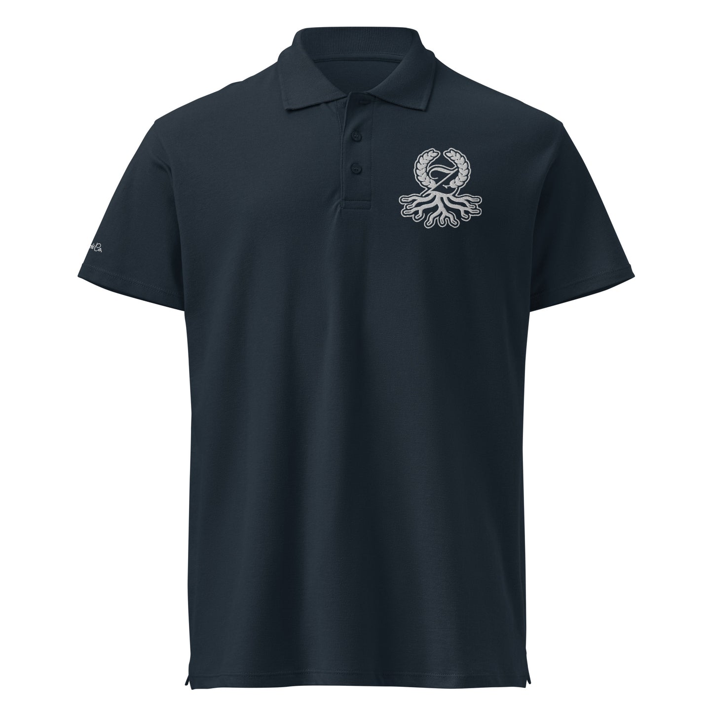 Zaylachi Origine — Men's Polo (White Logo)