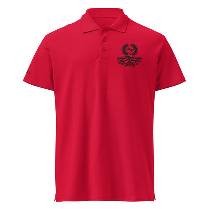 Zaylachi Origine — Men's Polo (Black Logo)