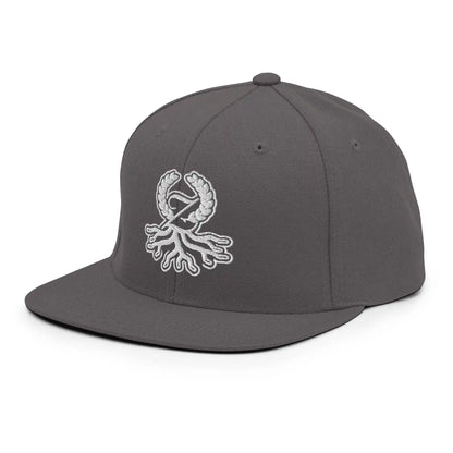 Gorra snapback gris oscuro bordado Zaylachi Origine streetwear | Zaylachi Co.