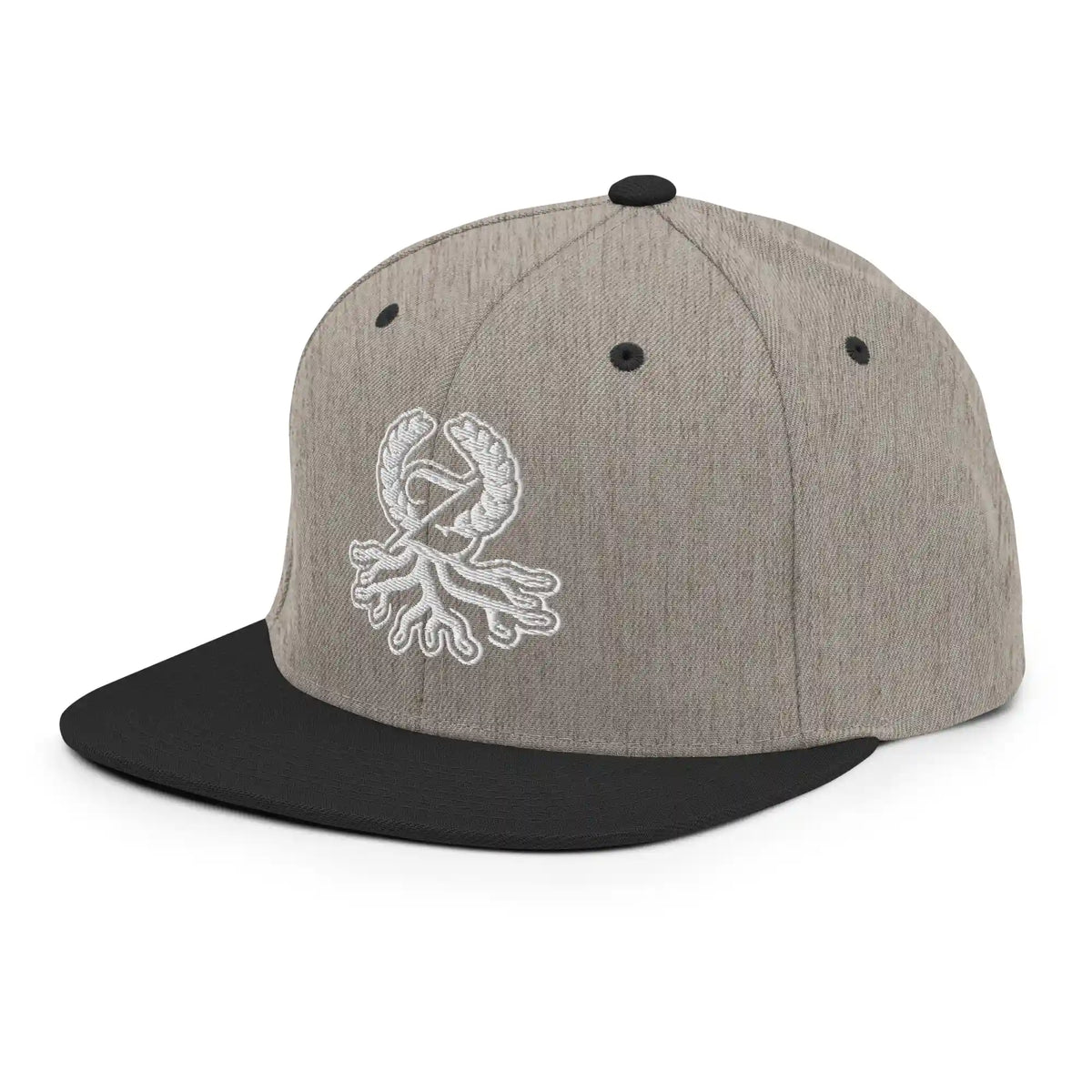 Gorra snapback jaspeado negro bordado Zaylachi Origine streetwear | Zaylachi Co.