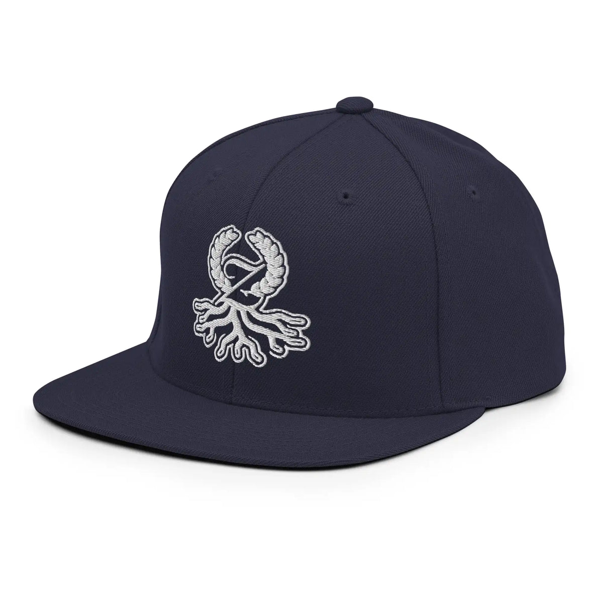 Gorra snapback azul marino bordado Zaylachi Origine streetwear | Zaylachi Co.